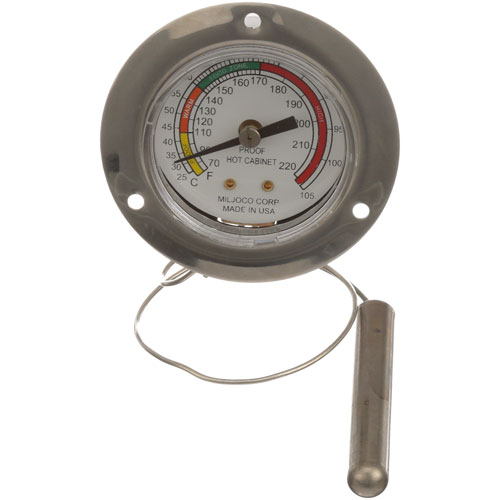 (image for) Cres Cor 5238-018-K THERMOMETER 2", 70-220F, 3" FLANGE